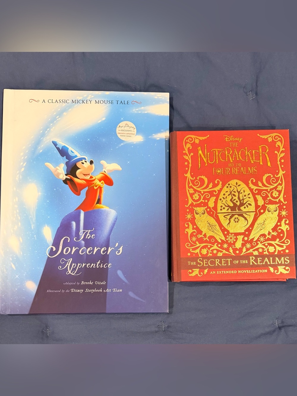 Disney (2 Books) The Sorcerer's Apprentice & The Nutcracker & The Four Realms